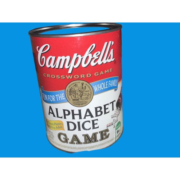 Campbell's Alphabet Cross Word Dice Game Fun For the Whole Family - Picture 2 of 11